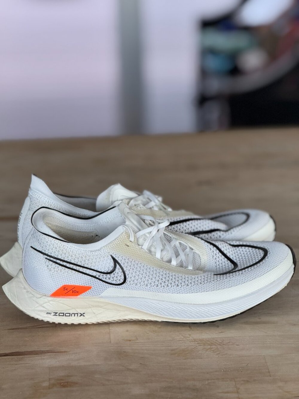 Nike ZoomX Streakfly White Black Photon Dust Size:  US M 10.5 - One race wear